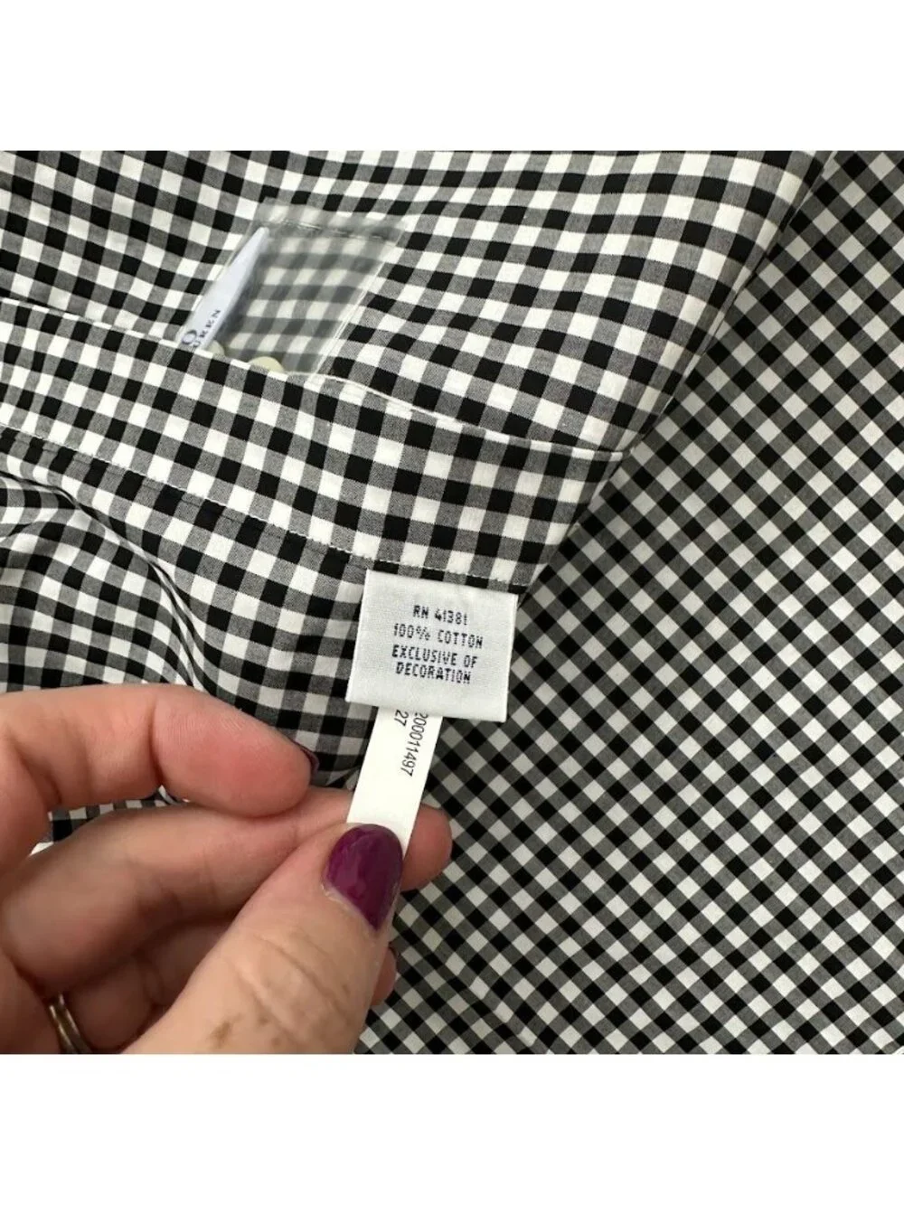 Polo Ralph Lauren Long Sleeve Gingham Plaid Button Up Cotton Mens Large Tall NEW